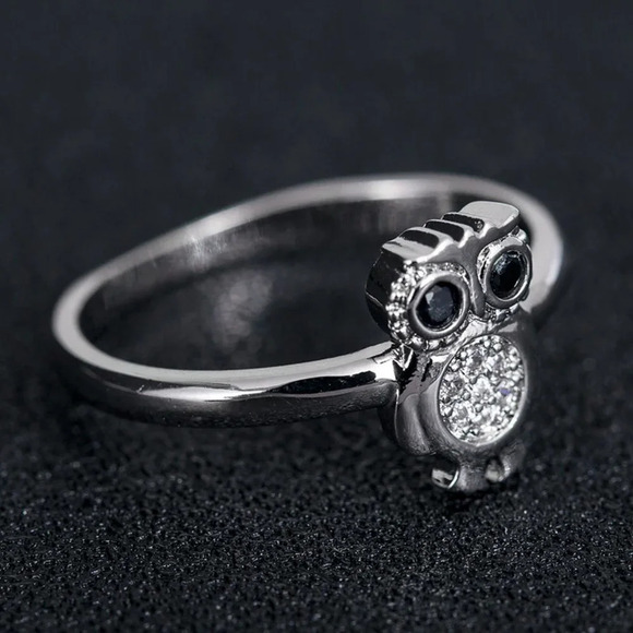 💕   925 Silver Plated 3A CZ Cute Ring for Men Women, FB16FA1042 - Picture 3 of 6